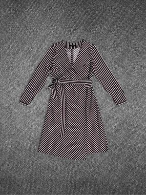 Banana Republic Striped Wrap Dress Size 6
